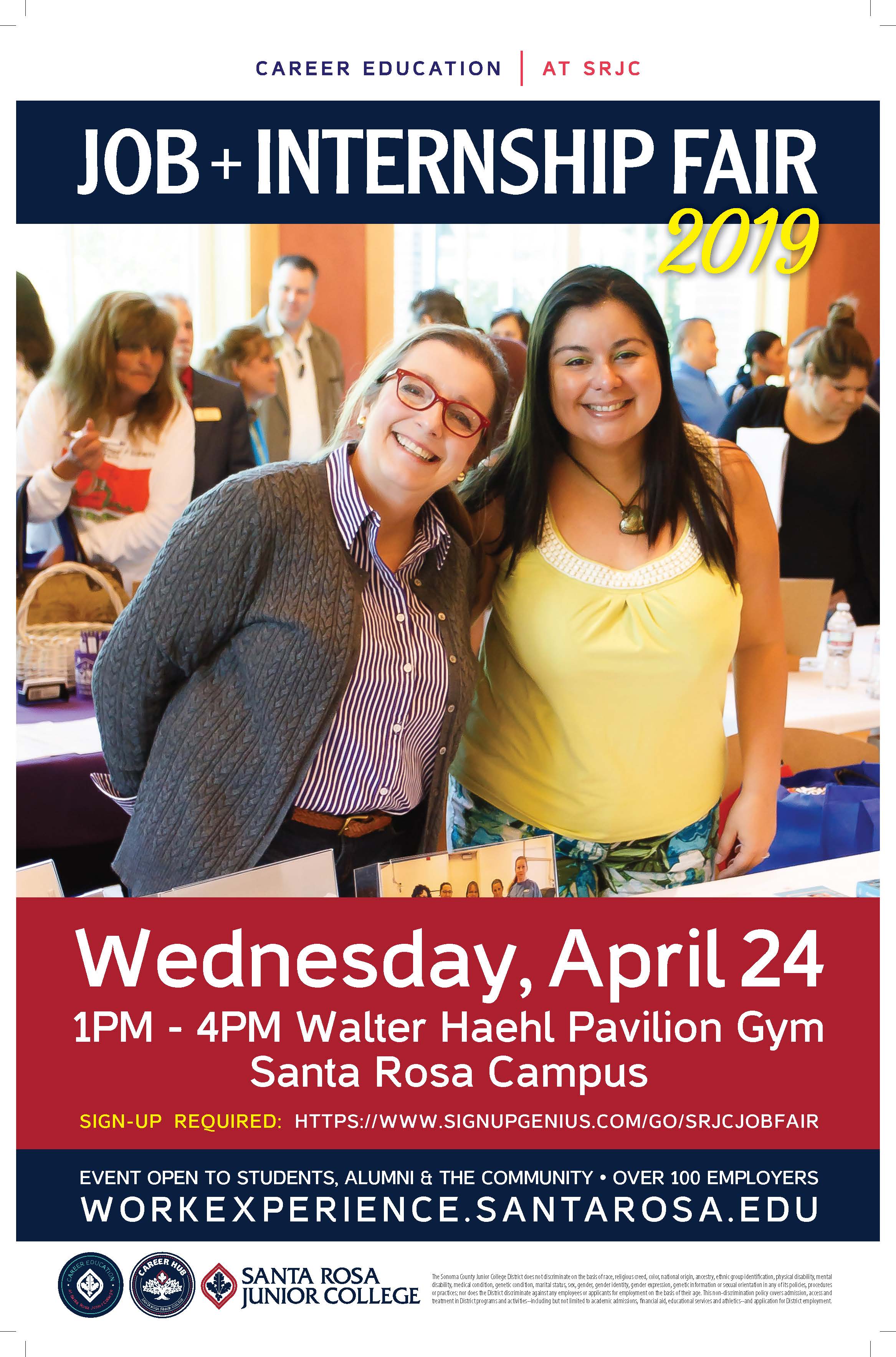 Job and Internship Fair Spring 2019