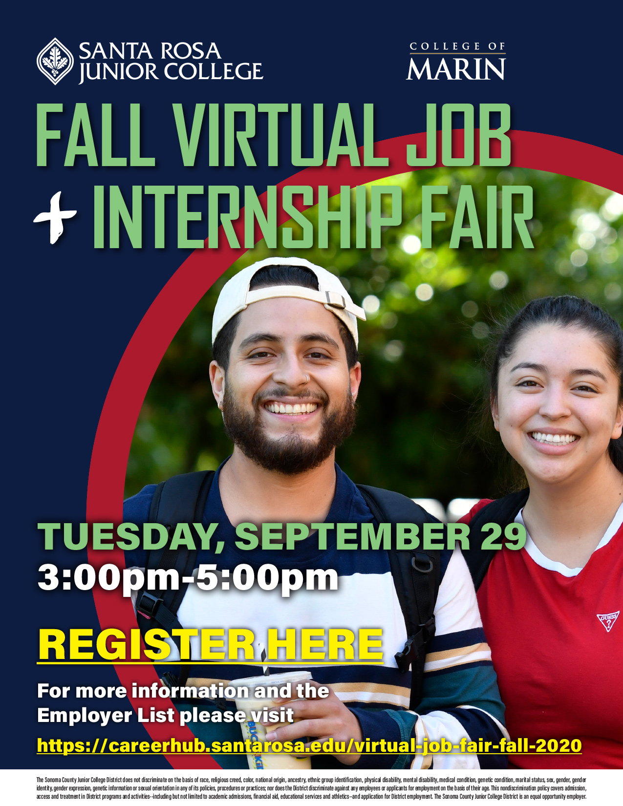 Job and Internship Fair poster
