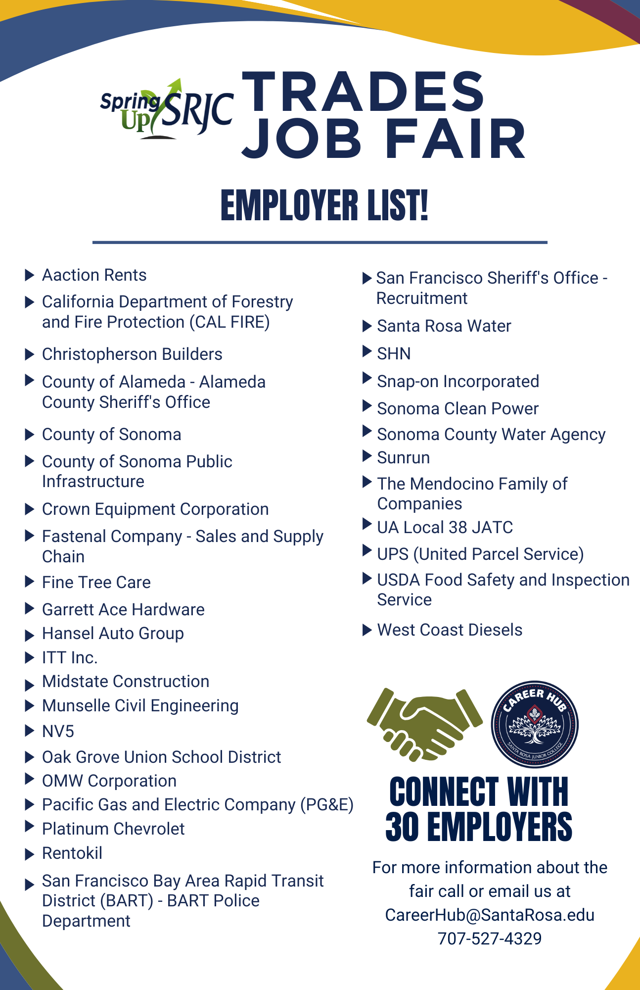 Spring Up Trades Job Fair 2026 Employer List